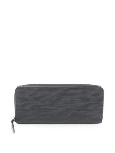 Pre-owned Louis Vuitton 2018 Epi Clemence Wallet In Gray