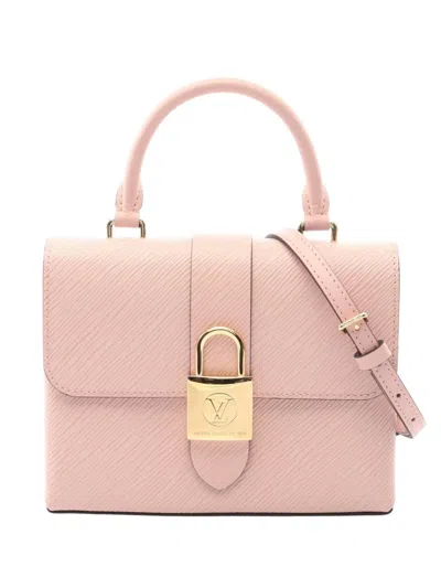 Pre-owned Louis Vuitton 2018 Epi Locky Bb Satchel In Pink