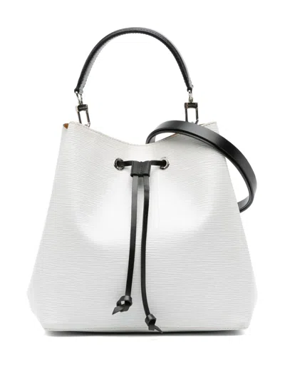 Pre-owned Louis Vuitton 2018 Epi Neonoe Mm Bucket Bag In Black