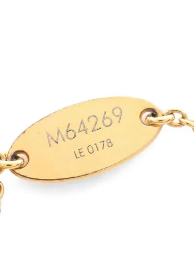 Pre-owned Louis Vuitton 2018 Essential V Bracelet In Gold