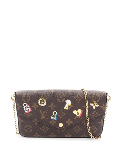 Louis Vuitton 2018 Felicie Shoulder Bag In Brown