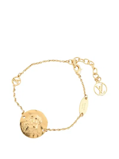 Pre-owned Louis Vuitton 2018 Gold Plated In The Sky Zodiac Bracelet Costume Bracelet