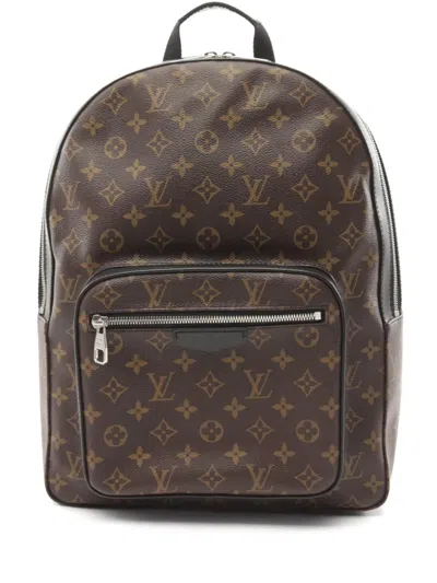 Pre-owned Louis Vuitton 2018 Josh Backpack In Brown