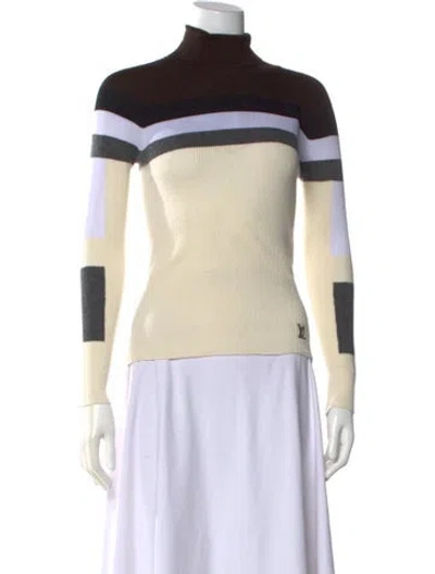 Pre-owned Louis Vuitton 2018 Logo Sweater In Neutral