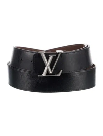 Pre-owned Louis Vuitton 2018 Lv Initiales Monogram Pyramide 40mm Reversible Belt Kit In Multi