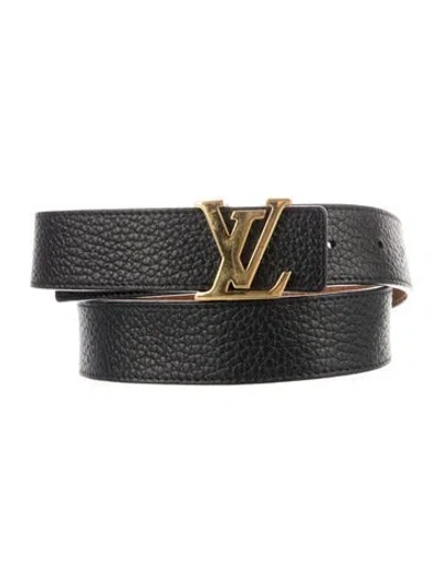 Pre-owned Louis Vuitton 2018 Lv Initiales Reversible 30mm Belt Kit In Multi