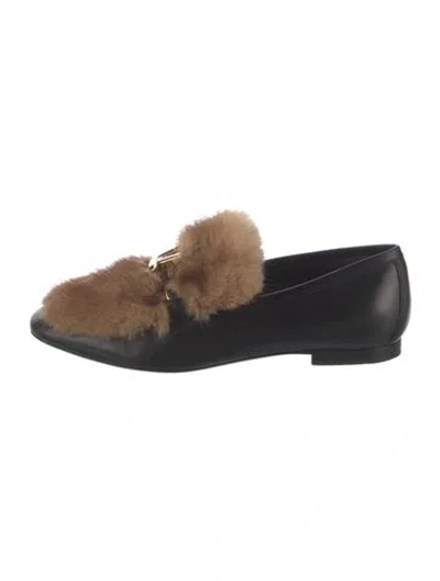 Pre-owned Louis Vuitton 2018 Lv Monogram Loafers In Black