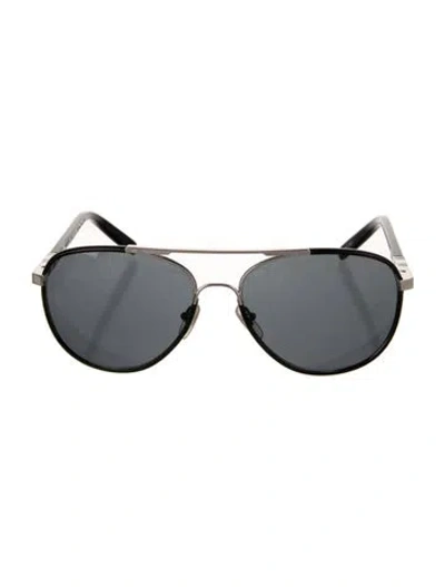 Pre-owned Louis Vuitton 2018 Lv Monogram Sunglasses In Black/silver