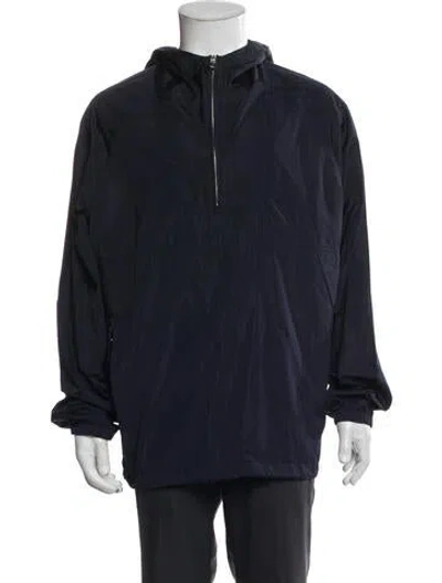 Pre-owned Louis Vuitton 2018 Lv Monogram Windbreaker In Blue