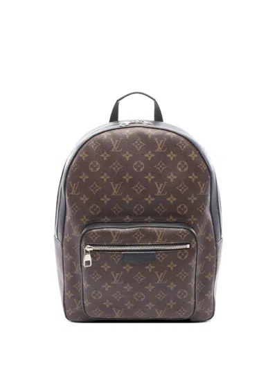 Pre-owned Louis Vuitton 2018 Macassar Josh Monogram Backpack In Brown