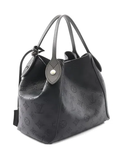 Pre-owned Louis Vuitton 2018 Mahina Monogram Leather Handbag In Black