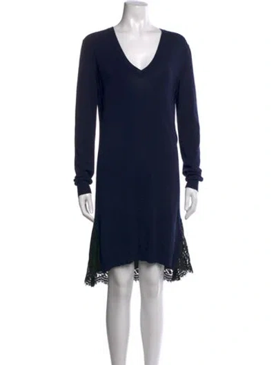 Pre-owned Louis Vuitton 2018 Midi Length Dress W/ Tags In Blue