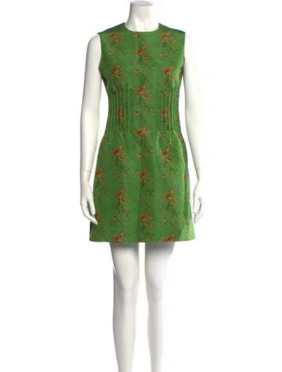 Pre-owned Louis Vuitton 2018 Mini Dress In Green