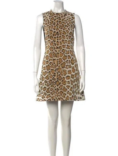 Pre-owned Louis Vuitton 2018 Mini Dress In Neutrals