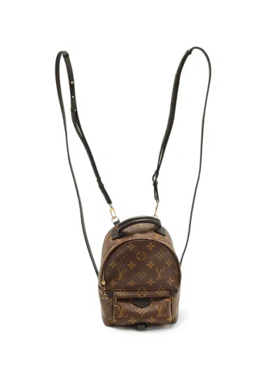 Louis Vuitton 2018 Mini Palm Springs Monogram Backpack In Black