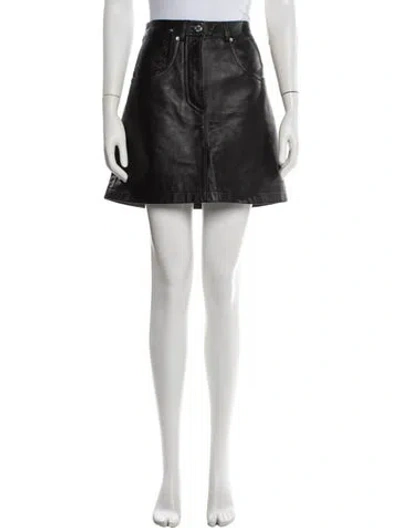 Pre-owned Louis Vuitton 2018 Mini Skirt In Black