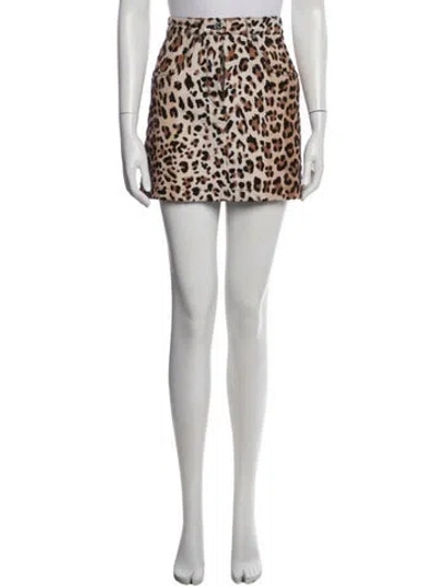 Pre-owned Louis Vuitton 2018 Mini Skirt In Brown