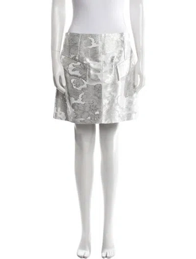 Pre-owned Louis Vuitton 2018 Mini Skirt In White