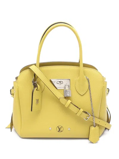 Pre-owned Louis Vuitton 2018 Mirror Pm Veil Acid Tote Bag In Yellow