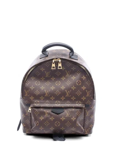Pre-owned Louis Vuitton 2018 Mm Palm Springs Backpack In Brown