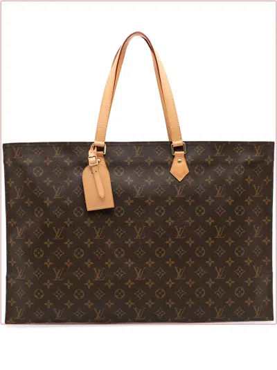 Pre-owned Louis Vuitton 2018 Monogram All-in Mm Tote Bag In Brown
