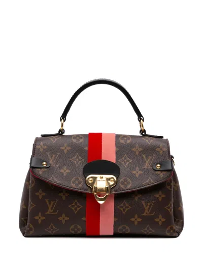 Pre-owned Louis Vuitton 2018 Monogram Georges Bb Satchel In Brown