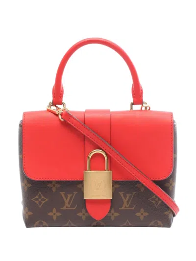 Pre-owned Louis Vuitton 2018 Monogram Locky Bb Satchel In Brown