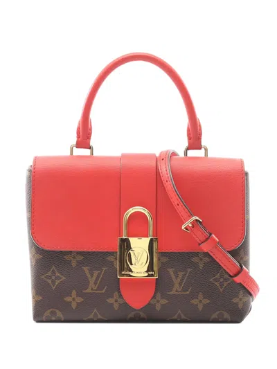 Pre-owned Louis Vuitton 2018 Monogram Locky Bb Satchel In Brown
