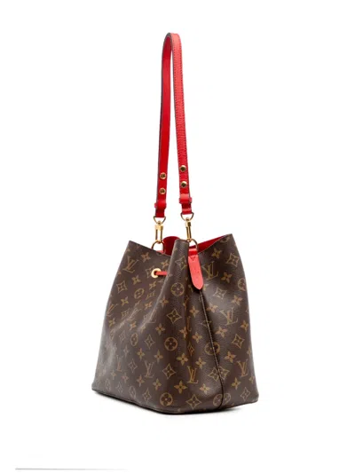 Pre-owned Louis Vuitton 2018 Monogram Neonoe Mm Bucket Bag
