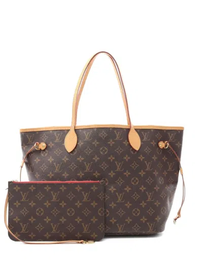 Pre-owned Louis Vuitton 2018 Monogram Neverfull Tote Bag