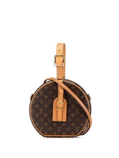Pre-owned Louis Vuitton 2018 Monogram Petite Boite Chapeau Satchel