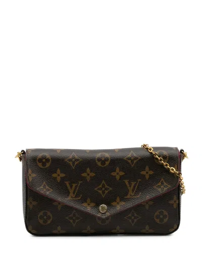 Pre-owned Louis Vuitton 2018 Monogram Pochette Felicie Crossbody Bag
