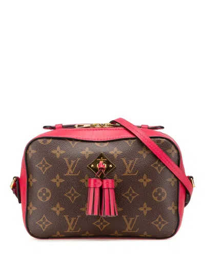 Pre-owned Louis Vuitton 2018 Monogram Saintonge Crossbody Bag In Brown