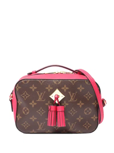 Pre-owned Louis Vuitton 2018 Monogram Saintonge Crossbody Bag In Brown