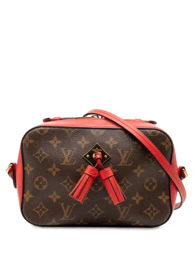 Pre-owned Louis Vuitton 2018 Monogram Saintonge Satchel In Brown