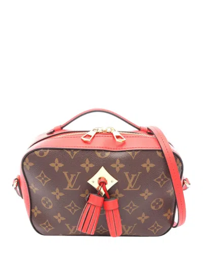 Pre-owned Louis Vuitton 2018 Monogram Saintonge Satchel In Brown