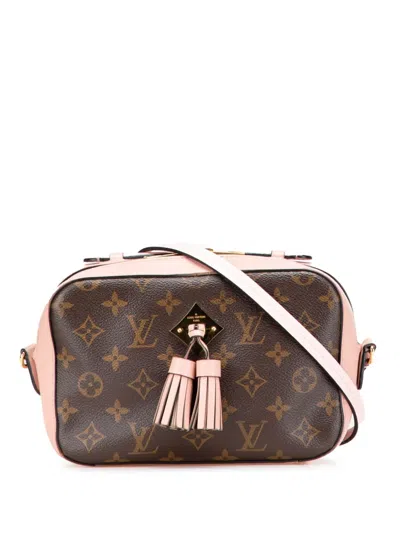 Pre-owned Louis Vuitton 2018 Monogram Saintonge Satchel In Pink