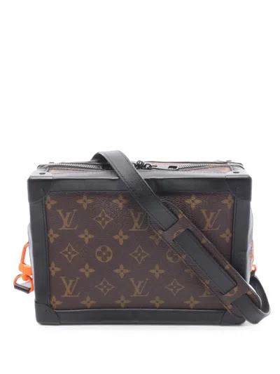 Pre-owned Louis Vuitton 2018 Monogram Solar Ray Soft Trunk Crossbody Bag In Brown