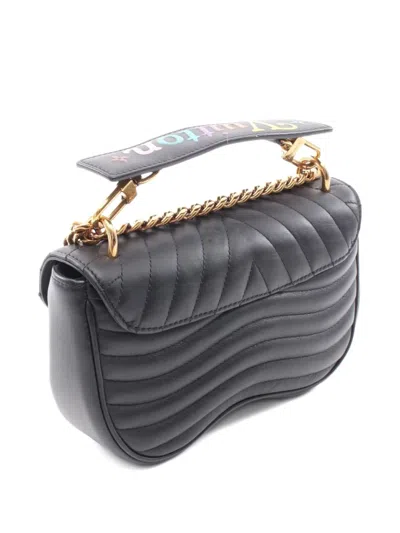 Pre-owned Louis Vuitton 2018 New Wave Pm Shoulder Bag In Black