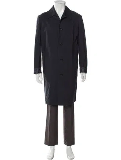 Pre-owned Louis Vuitton 2018 Overcoat In Blue