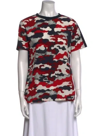 Pre-owned Louis Vuitton 2018 Printed T-shirt In Red