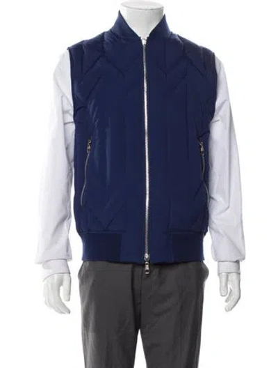 Pre-owned Louis Vuitton 2018 Reversible Vest W/ Tags In Blue