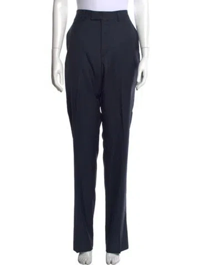 Pre-owned Louis Vuitton 2018 Straight Leg Pants In Blue