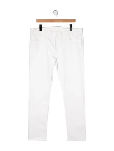 Pre-owned Louis Vuitton 2018 Straight-leg Jeans In Neutrals