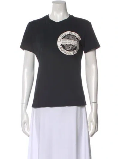 Pre-owned Louis Vuitton 2018 Trunks And Bags T-shirt In Black