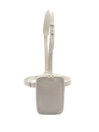 Pre-owned Louis Vuitton 2018 Utility Belt Bag In White