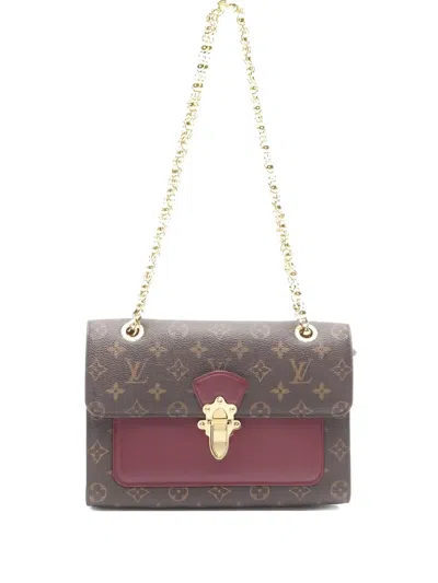 Pre-owned Louis Vuitton 2018 Victoire Leysin Shoulder Bag In Brown