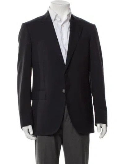 Pre-owned Louis Vuitton 2018 Wool Blazer In Blue