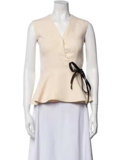 Pre-owned Louis Vuitton 2018 Wool Blouse In Neutral