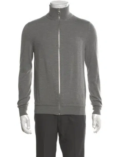 Pre-owned Louis Vuitton 2018 Wool Cardigan In Gray